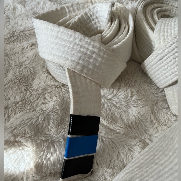 JUDO STAR Judogi or Gi with 2 Belts Unisex . Jacket, pants, and 2 belts - Picture 4 of 12